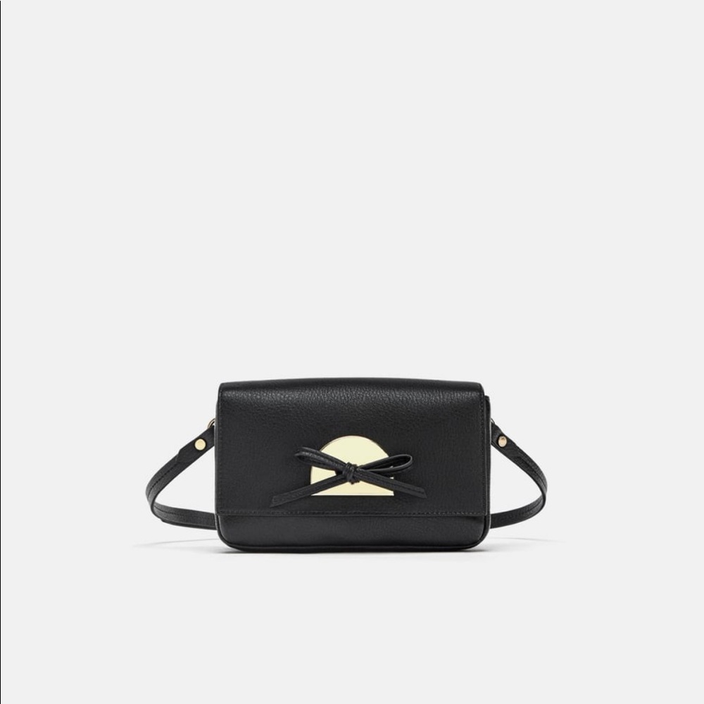 Zara Mini crossbody bag with tie